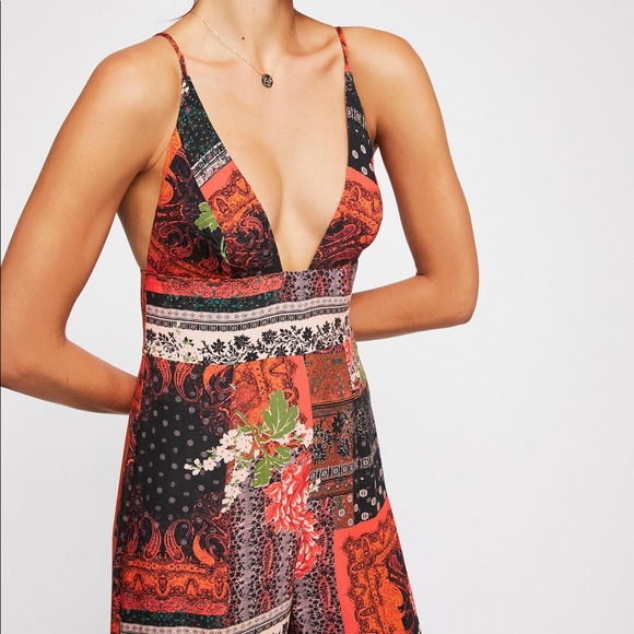 Free People Margarita Patchwork Jumpsuit - Picture 3 of 7